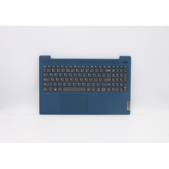 Carcasa superioara cu tastatura palmrest Laptop, Lenovo, IdeaPad 5-15ITL05 Type 82FG, 5CB0X56241, AP1K7000530, iluminata, albastra, layout US Carcasa Laptop