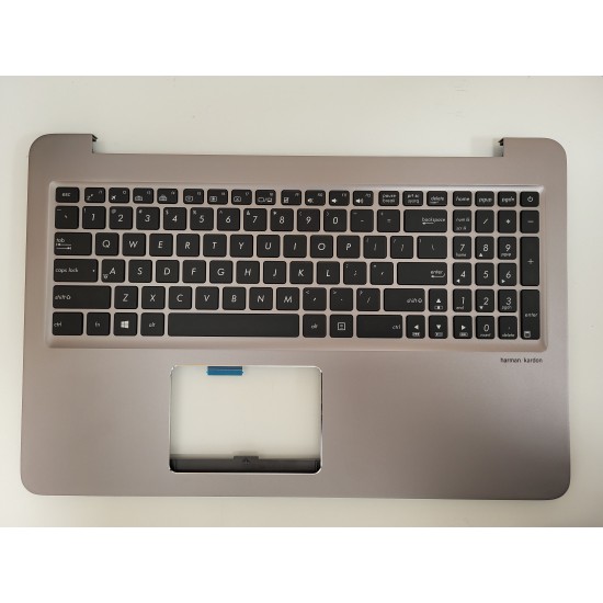 Carcasa superioara cu tastatura palmrest Laptop, Asus, ZenBook UX510, UX510U, UX510UX, UX510UW, 13NB0CB1AM0201, 13N0-URA0201, 90NB0CB1-R31US1, iluminata, layout US Carcasa Laptop