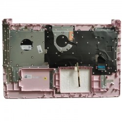 Carcasa superioara cu tastatura palmrest Laptop, Dell, Inspiron 17 5770, 5775, AP21D000750, 0XFR25, iluminata, aurie, layout US Carcasa superioara cu tastatura palmrest Laptop, Dell, Inspiron 17 5770, 5775, AP21D000750, 0XFR25, iluminata, aurie, layout US