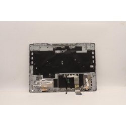 Carcasa superioara cu tastatura palmrest Laptop, Lenovo, Legion 5 15ARH7H Type 82RD, Cloud Grey, AM2DJ000D00, JY570, iluminata, layout US