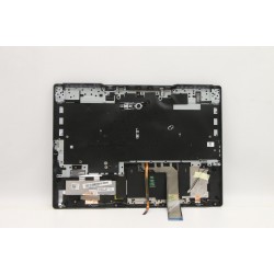 Carcasa superioara cu tastatura palmrest Laptop, Lenovo, Legion 5 15ARH7H Type 82RD, Storm Grey, AP2DJ000700, AM2DJ000D00, JY570, iluminata, layout US