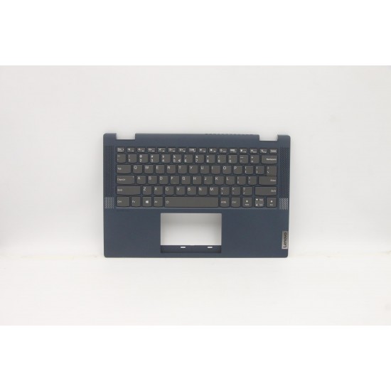 Carcasa superioara cu tastatura palmrest Laptop, Lenovo, IdeaPad Flex 5-14ARE05 Type 81X2, 82DF, 5CB1C66555, 433.0K108.0001, Abyss Blue, iluminata, layout US Carcasa Laptop