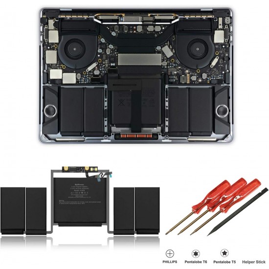 Baterie Laptop, MacBook Pro Retina 13 A1706, EMC 3071, EMC 3163, A1819, 020-01705, 080-333-4000, 11,41V, 4314mAh, 49.2Wh Baterii Laptop