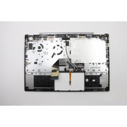 Carcasa superioara cu tastatura palmrest Laptop, Lenovo, ThinkBook 13s-IWL Type 20R9, 5CB0U43206, iluminata, layout US