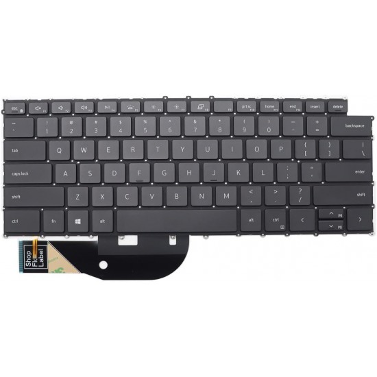Tastatura Laptop, Dell, XPS 15 9500, 9510, 9520, 9530, P91F, iluminata, layout US Tastaturi noi