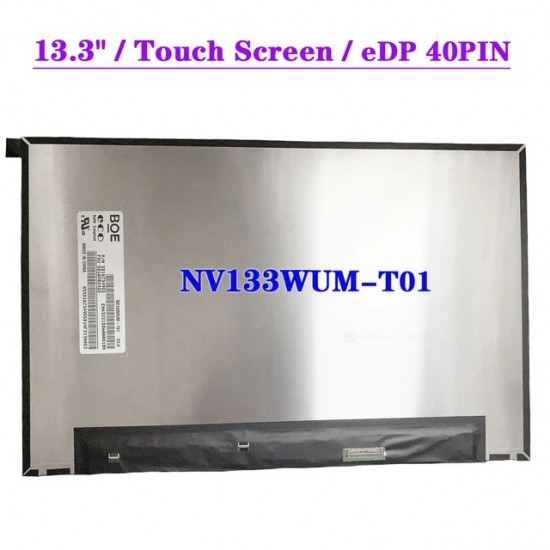 Display Laptop, Lenovo, ThinkPad L13 Gen 4 Type 21FG, 21FH, 21FN, 21FQ, 5D11H80308, R133NW4K R0, 13.3 inch, LED, FHD, IPS, conector 40 pini, one cell touch