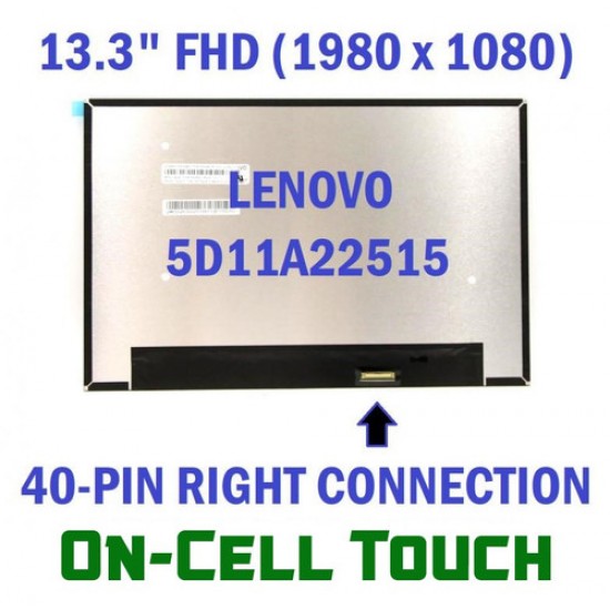 Display Laptop, Lenovo, ThinkPad L13 Gen 5 Type 21LB, 21LC, 5D11H80308, R133NW4K R0, 13.3 inch, LED, FHD, IPS, conector 40 pini, one cell touch