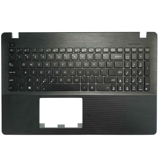 Carcasa superioara cu tastatura palmrest Laptop, Asus, K550, K550CA, K550CC,  K550LA, K550LB, K550LC, K550LD, K550LN, K550VB, K550VC, K550V, 90NB04TB-R31US0, neagra, layout US Carcasa Laptop