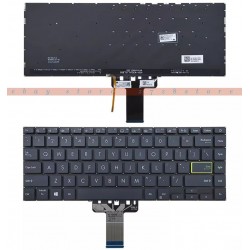 Tastatura Laptop, Asus, VivoBook Flip 14 TM420IA, TM420U, TM420UA, TP420L, iluminata, neagra, layout US