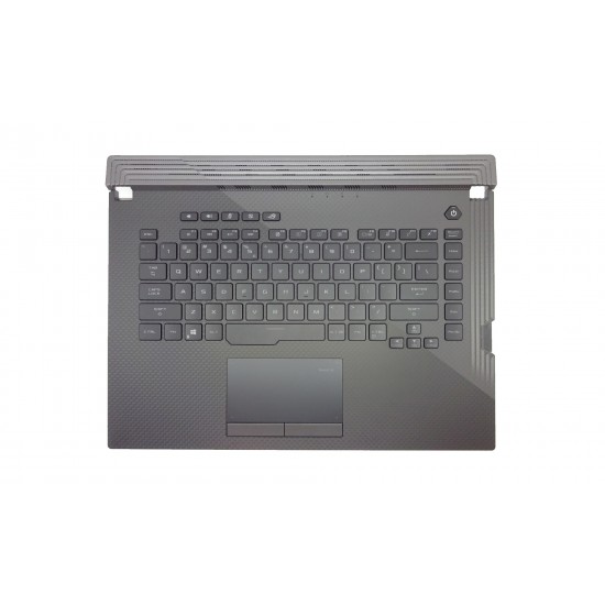 Carcasa superioara cu tastatura palmrest Laptop Gaming, Asus, ROG Strix G G531GT, G531GU, G531GV, G531GW, 90NR01I1-R30UI0, iluminata RGB, layout US Carcasa Laptop