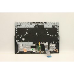 Carcasa superioara cu tastatura palmrest Laptop, Lenovo, Legion 5-15ACH6A Type 82NW, AM1ZT000510, HY560, iluminata, neagra, layout US
