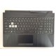 Carcasa superioara cu tastatura palmrest Laptop Gaming, Asus, TUF F15 FX506HC, FX506HE, FX506HE-2A, 90NR0703-R30UI1, ilumianta, RGB, layout US Carcasa Laptop