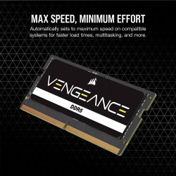 Memorie Laptop, CORSAIR, Vengeance 32GB, DDR5, PC5-38400, 4800MHz, CL40, 1.1V, CMSX32GX5M1A4800C40 Memorie Laptop, CORSAIR, Vengeance 32GB, DDR5, PC5-38400, 4800MHz, CL40, 1.1V, CMSX32GX5M1A4800C40