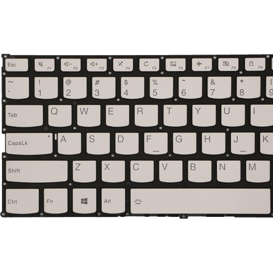 Tastatura Laptop, Lenovo, IdeaPad S530-13IML Type 81WU, iluminata, aurie, layout US Tastaturi noi
