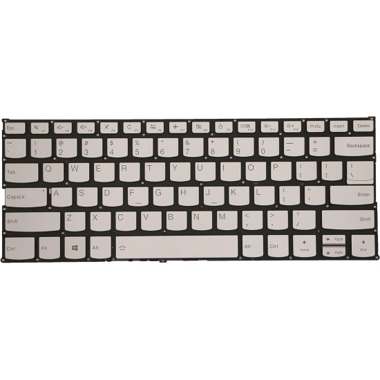Tastatura Laptop, Lenovo, IdeaPad C340-14IML Type 81TK, 81XN, iluminata, aurie, layout US Tastaturi noi