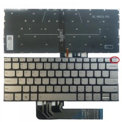 Tastatura Laptop, Lenovo, Flex 6-14IKB Type 81EM, iluminata, aurie, layout US