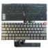 Tastatura Laptop, Lenovo, ThinkBook 13S-IML Type 20RR, iluminata, aurie, layout US