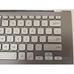 Carcasa superioara cu tastatura palmrest gri Laptop, Asus, VivoBook S14 A430, A430F, A430FA, A430FN, 90NB0KL4-R31US0, X430FA-1E, iluminata, layout US