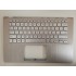 Carcasa superioara cu tastatura palmrest auriu Laptop, Asus, VivoBook S14 K430, K430F, K430FA, K430FN, 90NB0J55-R30291, X430UA-2F, iluminata, argintie, layout US