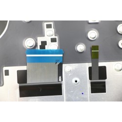 Carcasa superioara cu tastatura palmrest Laptop, Lenovo, Yoga 720-13IKB Type 80X6, 81C3, 5CB0N67850, 5CB0N67975, EC1YJ000A00, FA1YJ000700, AM1YJ000610, iluminata, argintie, layout US