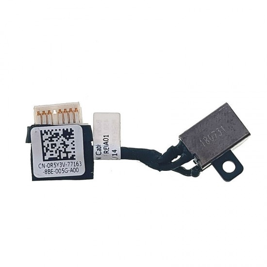 Mufa alimentare Laptop, Dell, Vostro 5481, P92G, P92G001, 0R5Y3V, R5Y3V, 450.0F703.0001, BUCKY_N14_DCIN_CABLE, 2.5cm Mufa alimentare laptop