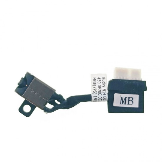 Mufa alimentare Laptop, Dell, Vostro 5481, P92G, P92G001, 0R5Y3V, R5Y3V, 450.0F703.0001, BUCKY_N14_DCIN_CABLE, 2.5cm Mufa alimentare laptop