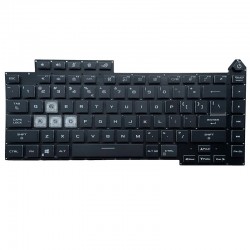 Tastatura Laptop Gaming, Asus, ROG Strix G15 GL543QE, PX513QC, iluminata, conector RGB 16 pini, layout US