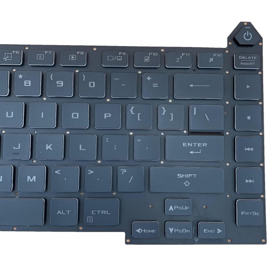 Tastatura Laptop Gaming, Asus, ROG Strix G15 G513QM, G513QC, G513QR, G513QY, G513QE, G513IC, G513IE, G513IH, G513IR, G513IM, G513RS, G513RC, G513RW, G513RX, G513RM, iluminata, conector RGB 16 pini, layout US Tastaturi noi