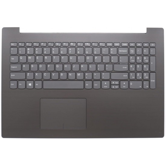 Carcasa superioara cu tastatura palmrest Laptop, Lenovo, IdeaPad 330-15IKBR Type 81M1, 5CB0N86581, gri, layout US