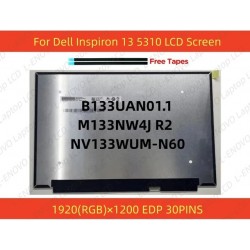 Display Laptop, Dell, Inspiron 13 5310, P145G, P145G001, 04GKRC, 4GKRC, 0C1H8T, C1H8T, B133UAN01.0, 13.3 inch, FHD, 1920x1200, IPS, conector ingust, 40 pini Display Laptop, Dell, Inspiron 13 5310, P145G, P145G001, 04GKRC, 4GKRC, 0C1H8T, C1H8T, B133UAN01.0, 13.3 inch, FHD, 1920x1200, IPS, conector ingust, 40 pini
