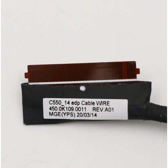 Cablu video LVDS Laptop, Lenovo, Flex 5-14ARE05 Type 81X2, 5C10S30056, 450.0K109.0021, C550 14 EDP Cable Wire Cablu video LVDS laptop