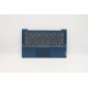 Carcasa superioara cu tastatura palmrest Laptop, Lenovo, IdeaPad 5-14ARE05 Type 81YM, 5CB1A13503, AM2UZ000C20, iluminata, albastra, layout US Carcasa Laptop