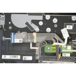 Carcasa superioara cu tastatura palmrest Laptop, Lenovo, IdeaPad 5-14ALC05 Type 82LM, 5CB1A13503, AM2UZ000C20, iluminata, albastra, layout US