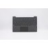 Carcasa superioara cu tastatura palmrest Laptop, Lenovo, IdeaPad 5-14ALC05 Type 82LM, 5CB0Y88872, AP37H000210, iluminata, gri, layout UK