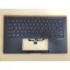 Carcasa superioara cu tastatura palmrest Laptop, Asus, ZenBook 14 90NB0MQ3-R31UI0, iluminata, royal blue, layout US Carcasa Laptop