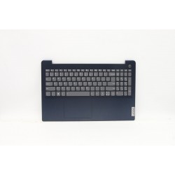 Carcasa cu tastatura palmrest Laptop, Lenovo, IdeaPad 3-15ALC6 Type 82KU, 5CB1B60432, AP21P000640, iluminata, Abyss Blue, layout US