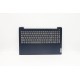 Carcasa cu tastatura palmrest Laptop, Lenovo, IdeaPad 3-15ITL6 Type 82H8, 5CB1B60432, AP21P000640, iluminata, Abyss Blue, layout US Carcasa Laptop
