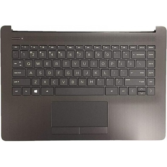 Carcasa superioara cu tastatura palmrest Laptop, HP, Pavilion 14-CM, 14-CK, 14-DG, 14T-CM, 14Q-CS, 14Q-CY, neagra, layout US Carcasa Laptop