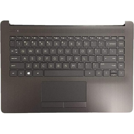 Carcasa superioara cu tastatura palmrest Laptop, HP, 6037B0145722, SN91732, SG-87470-XAA, BHHHA015WAT03B A01, 6070B1306303, neagra, layout US