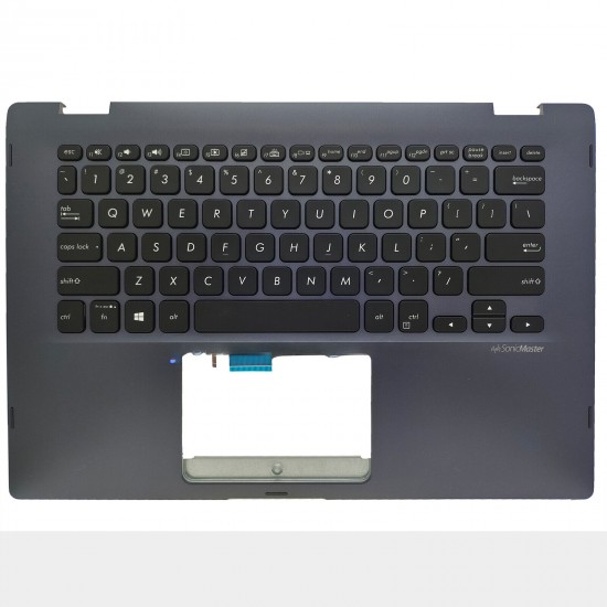 Carcasa superioara palmrest cu tastatura Laptop, Asus, VivoBook Flip 14 TP412, TP412UA, HQ20720439000 Carcasa Laptop