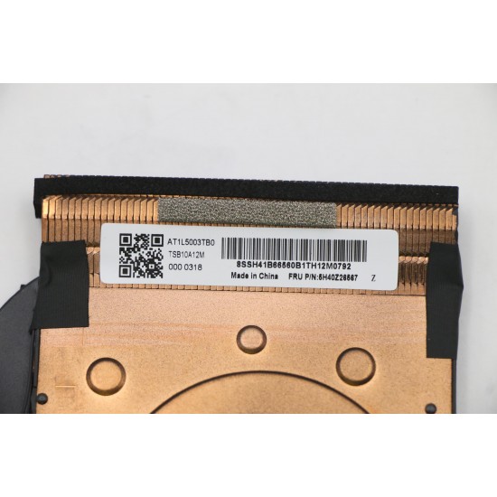 Cooler cu radiator Laptop, Lenovo, ThinkPad T495s Type 20QJ, 20QK, 5H40Z26567, M-263C-1, AT1L5003TB0, 5V, 0.37A