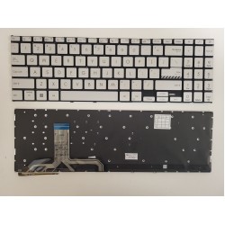 Tastatura Laptop, Asus, VivoBook 16 X1603Z, X1603ZA, iluminata, argintie, layout US