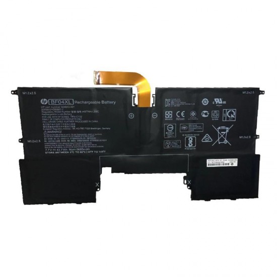 Baterie Laptop, HP, Spectre 13-AF, TPN-C132, HSTNN-LB8C, 924960-855, 924843-421, BF04XL, 7.7V, 5685mAh, 43.7Wh 