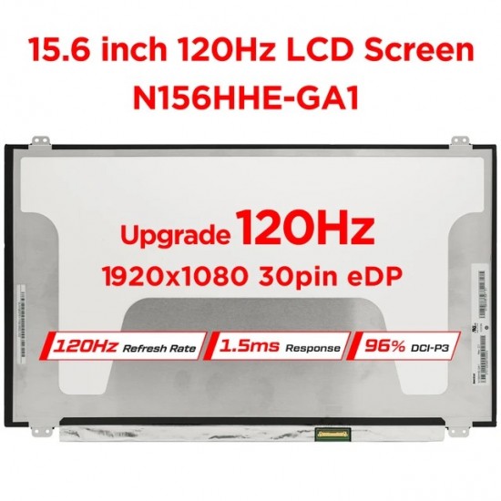 Display Laptop, MSI,  GE62, GE63, GE63VR, GS63, GL63, GP63, GE75, MS-16P5, MS-16P7, MS-16J9, 15.6 inch, FHD, IPS, 120Hz, 30 pini