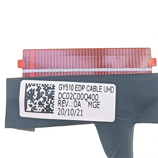 Cablu video LVDS Laptop, Lenovo, ThinkBook 15P IMH Type 20V3, 5C10S30186, 5CB1B06139, DC02C00Q400, DC02C00Q410, GY510 EDP Cable UHD, 40 pini