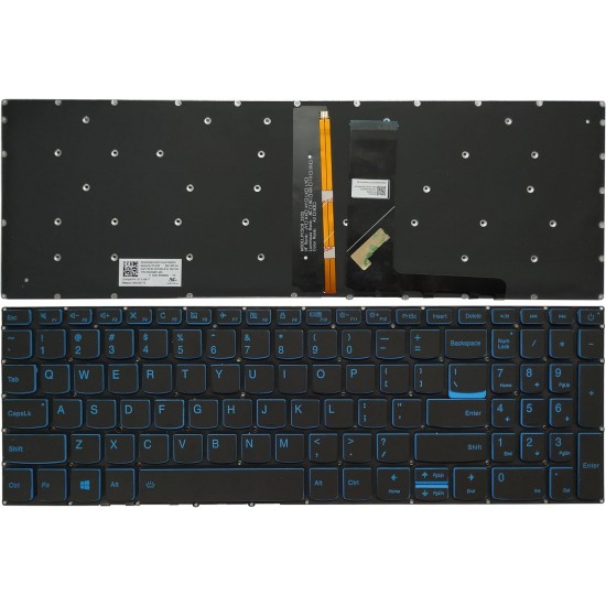 Tastatura Laptop Gaming, Lenovo, IdeaPad L340-17IRH Type 81LL, iluminata, US