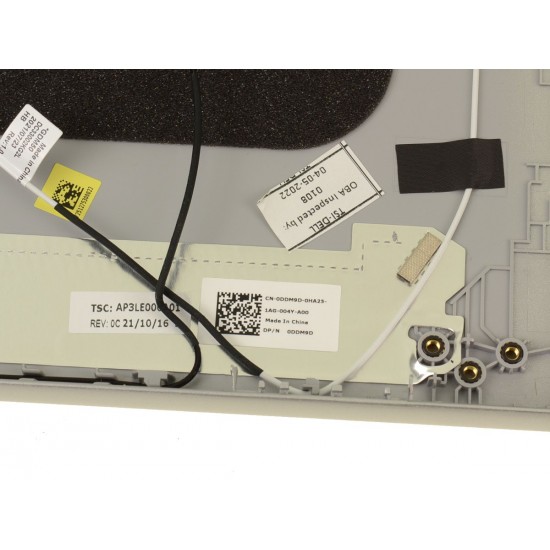 Capac Display Laptop, Dell, Vostro 15 3510, 3511, 3515, 3520, 3521, 3525, P112F, P112F001, DDM9D, 0DDM9D, AP3LE000A01, argintiu