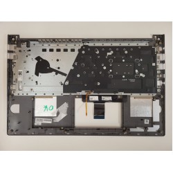 Carcasa superioara cu tastatura palmrest Laptop, Asus, VivoBook 15 K533E, K533EA, X521FL-8E, 90NB0RF1-R31UI0, 90NB0LX1-R31UI0, iluminata, argintie, layout US