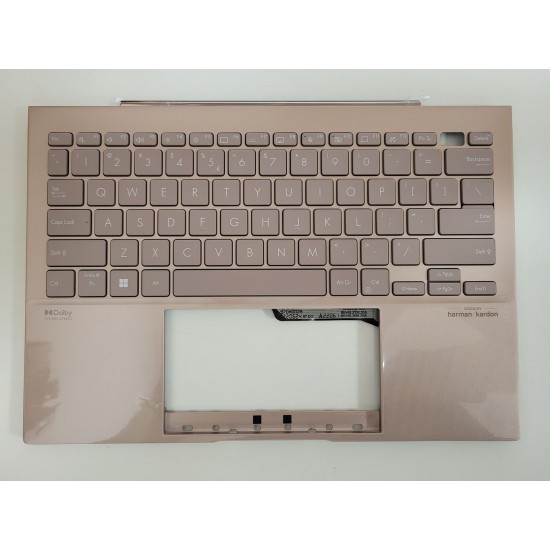 Carcasa superioara cu tastatura palmrest Laptop, Asus, ZenBook S 13 OLED UM5302TA, 90NB0WA6-R30UI1, iluminata, layout US