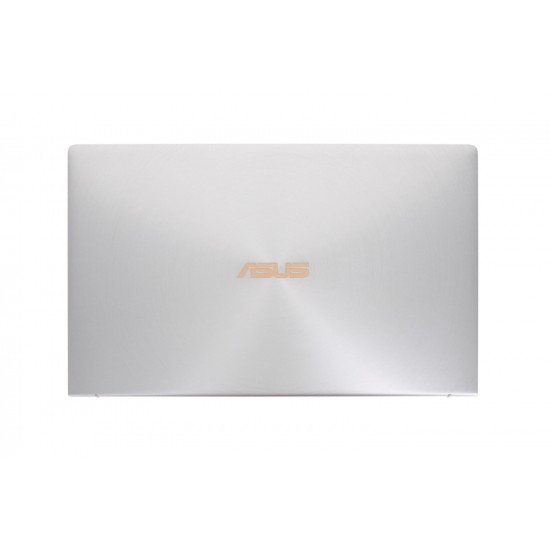 Capac Display cu balamale Laptop, Asus, ZenBook 14 UX433F, UX433FN, UX433FA, UX433FN-2S, 13N1-60A1231, 90NB0JQ4-R7A010, argintiu